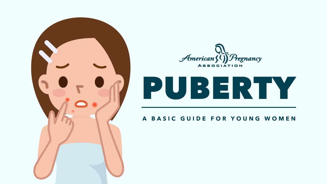illustration-Puberty-pimples | American Pregnancy Association