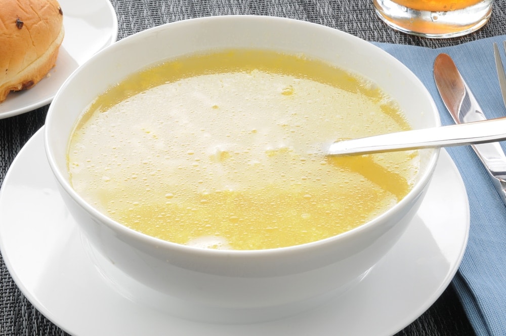 Broth is known to help resolve diarrhea